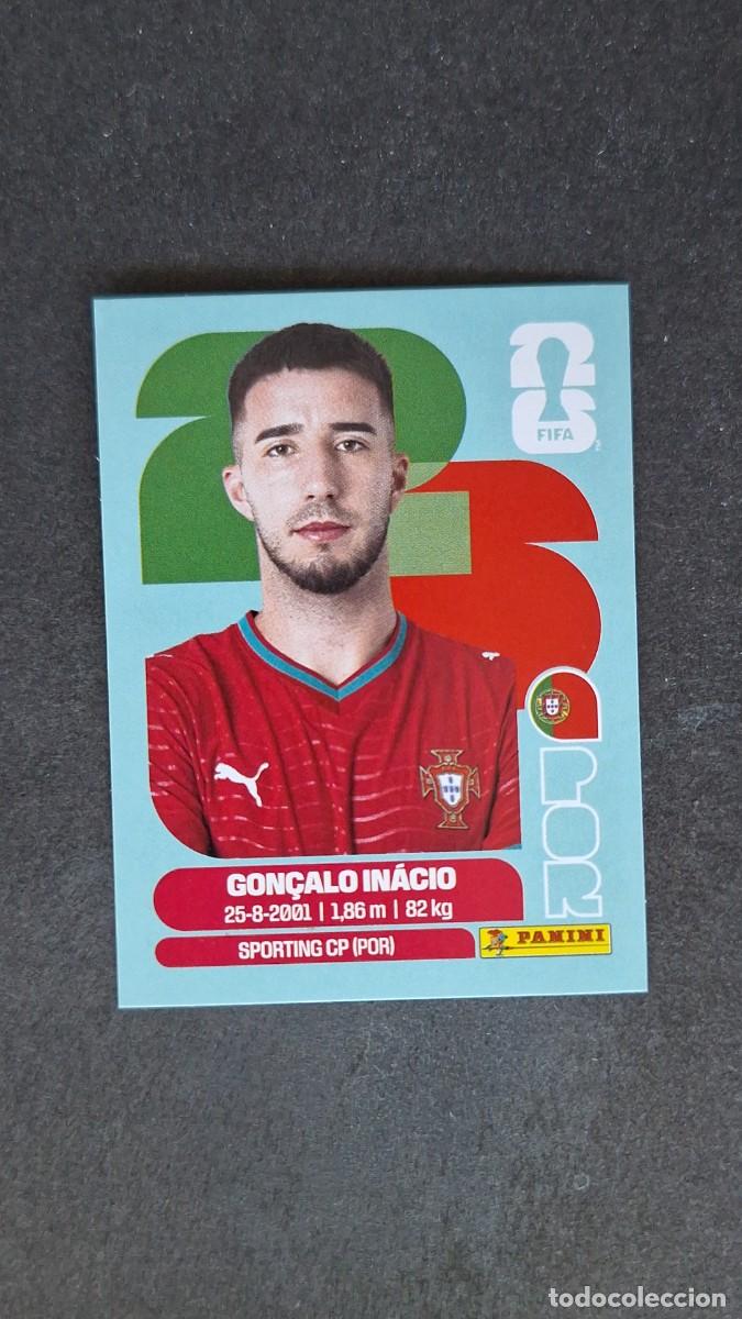 Cromos de F&uacute;tbol: L1 GON&Ccedil;ALO INACIO SELECCION PORTUGAL 8 MUNDIAL FIFA WORLD CUP 2026 PANINI NUNCA PEGADO SIN PEGAR