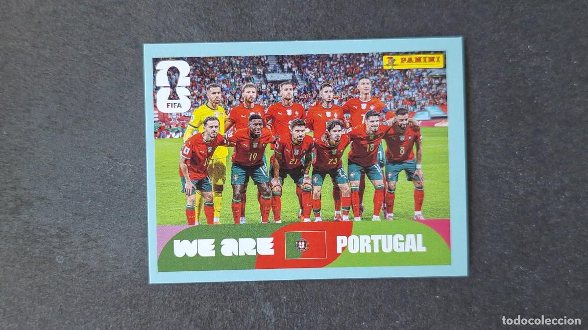 Cromos de F&uacute;tbol: L1 EQUIPO SELECCION PORTUGAL 13 MUNDIAL FIFA WORLD CUP 2026 PANINI NUNCA PEGADO SIN PEGAR