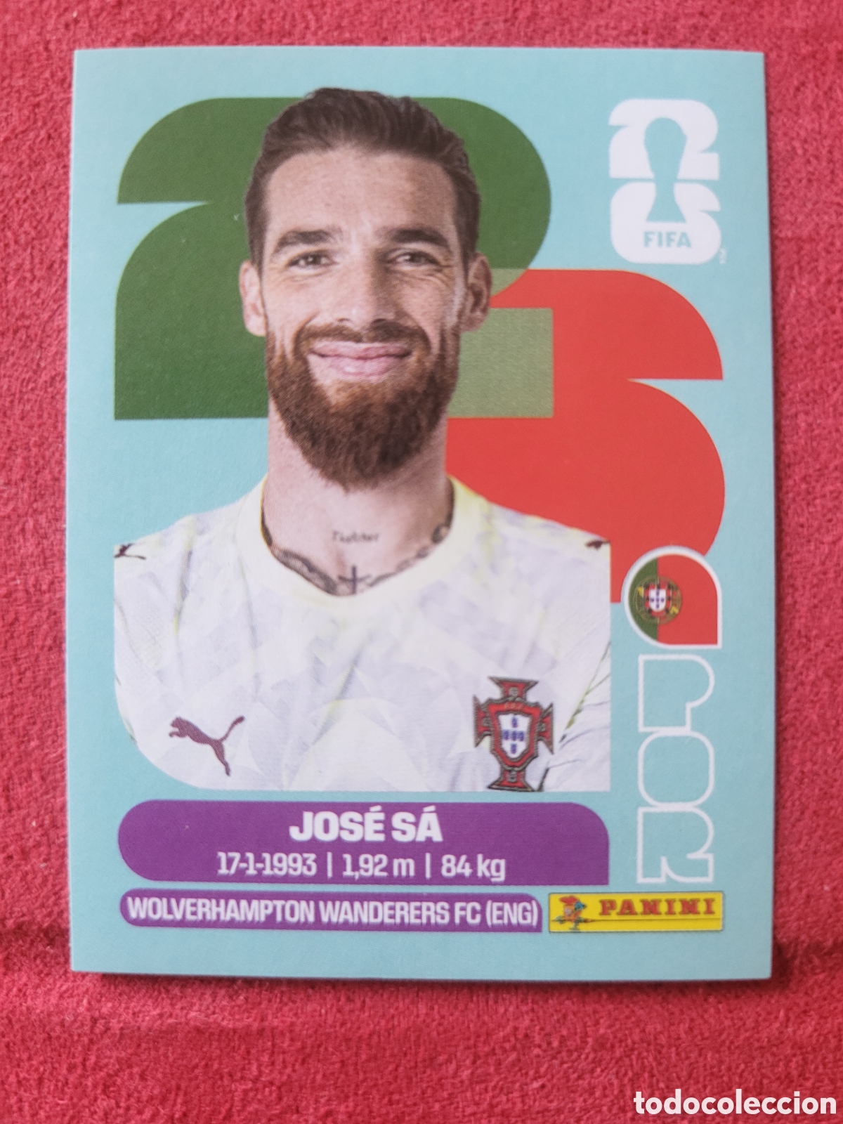 Cromos de F&uacute;tbol: POR 3 Jose Sa [Sticker] / FIFA World Cup 2026