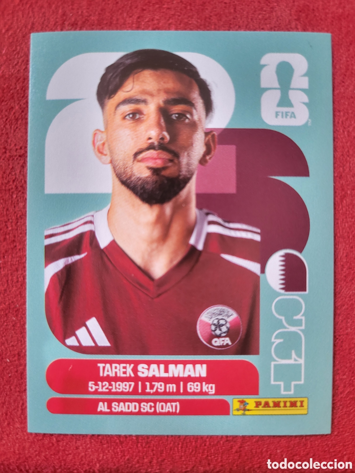 Cromos de F&uacute;tbol: QAT 8 Tarek Salman [Sticker] / FIFA World Cup 2026