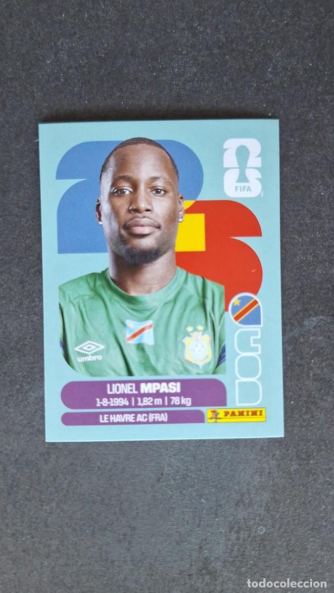 Cromos de F&uacute;tbol: L1 MPASI SELECCION R.D. CONGO 2 MUNDIAL FIFA WORLD CUP 2026 PANINI NUNCA PEGADO SIN PEGAR