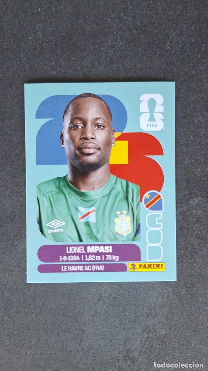 Cromos de F&uacute;tbol: L1 MPASI SELECCION R.D. CONGO 2 MUNDIAL FIFA WORLD CUP 2026 PANINI NUNCA PEGADO SIN PEGAR