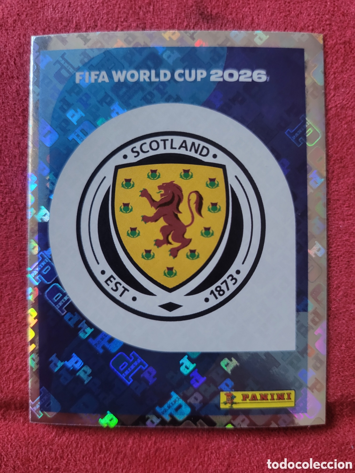 Cromos de F&uacute;tbol: SCO 1 Escocia [Sticker, Escudo] / FIFA World Cup 2026