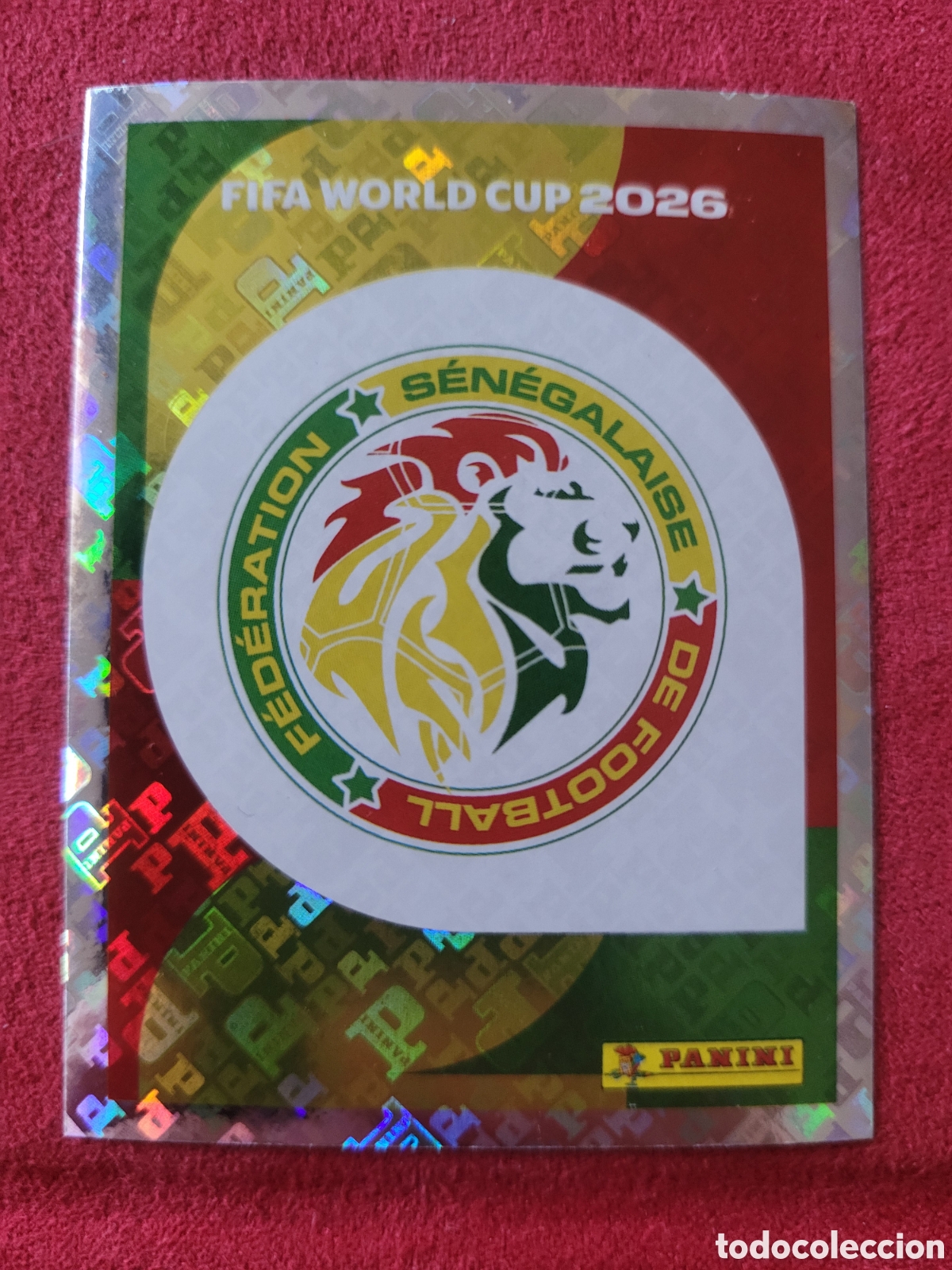 Cromos de F&uacute;tbol: SEN 1 Senegal [Sticker, Escudo] / FIFA World Cup 2026