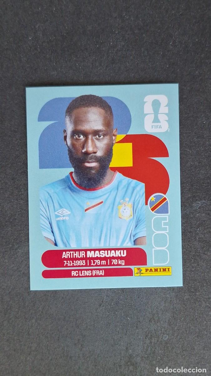 Cromos de F&uacute;tbol: L1 MASUAKU SELECCION R.D. CONGO 5 MUNDIAL FIFA WORLD CUP 2026 PANINI NUNCA PEGADO SIN PEGAR