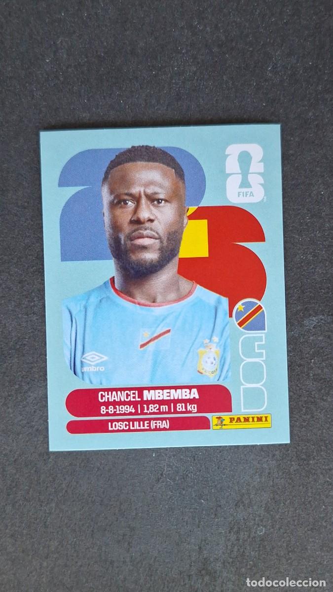 Cromos de F&uacute;tbol: L1 MBEMBA SELECCION R.D. CONGO 6 MUNDIAL FIFA WORLD CUP 2026 PANINI NUNCA PEGADO SIN PEGAR