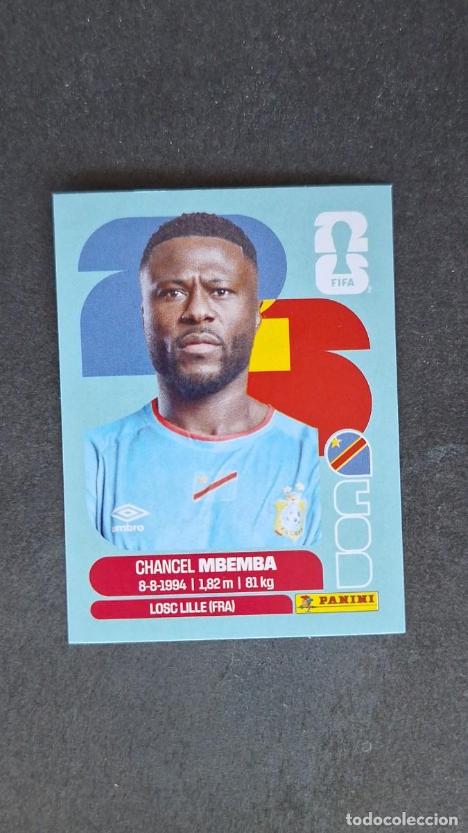 Cromos de F&uacute;tbol: L1 MBEMBA SELECCION R.D. CONGO 6 MUNDIAL FIFA WORLD CUP 2026 PANINI NUNCA PEGADO SIN PEGAR