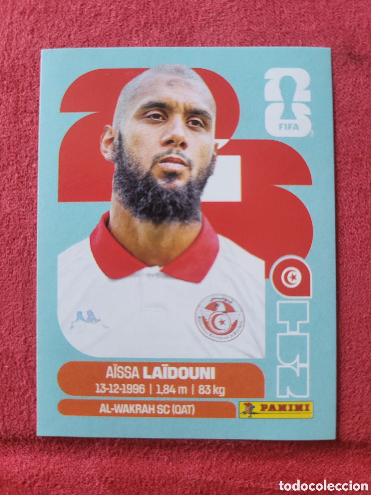 Cromos de F&uacute;tbol: TUN 10 Aissa Laidouni [Sticker] / FIFA World Cup 2026