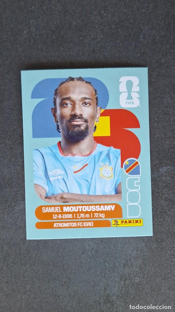 Cromos de F&uacute;tbol: L1 MOUTOUSSAMY SELECCION R.D. CONGO 11 MUNDIAL FIFA WORLD CUP 2026 PANINI NUNCA PEGADO SIN PEGAR