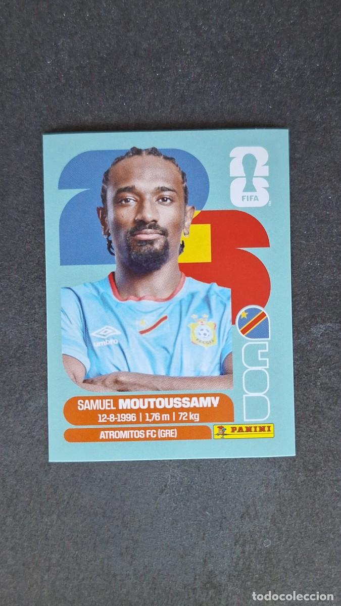 Cromos de F&uacute;tbol: L1 MOUTOUSSAMY SELECCION R.D. CONGO 11 MUNDIAL FIFA WORLD CUP 2026 PANINI NUNCA PEGADO SIN PEGAR