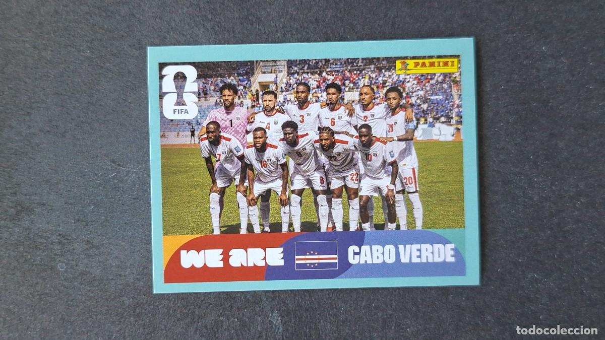 Cromos de F&uacute;tbol: L1 EQUIPO SELECCION CABO VERDE 13 MUNDIAL FIFA WORLD CUP 2026 PANINI NUNCA PEGADO SIN PEGAR