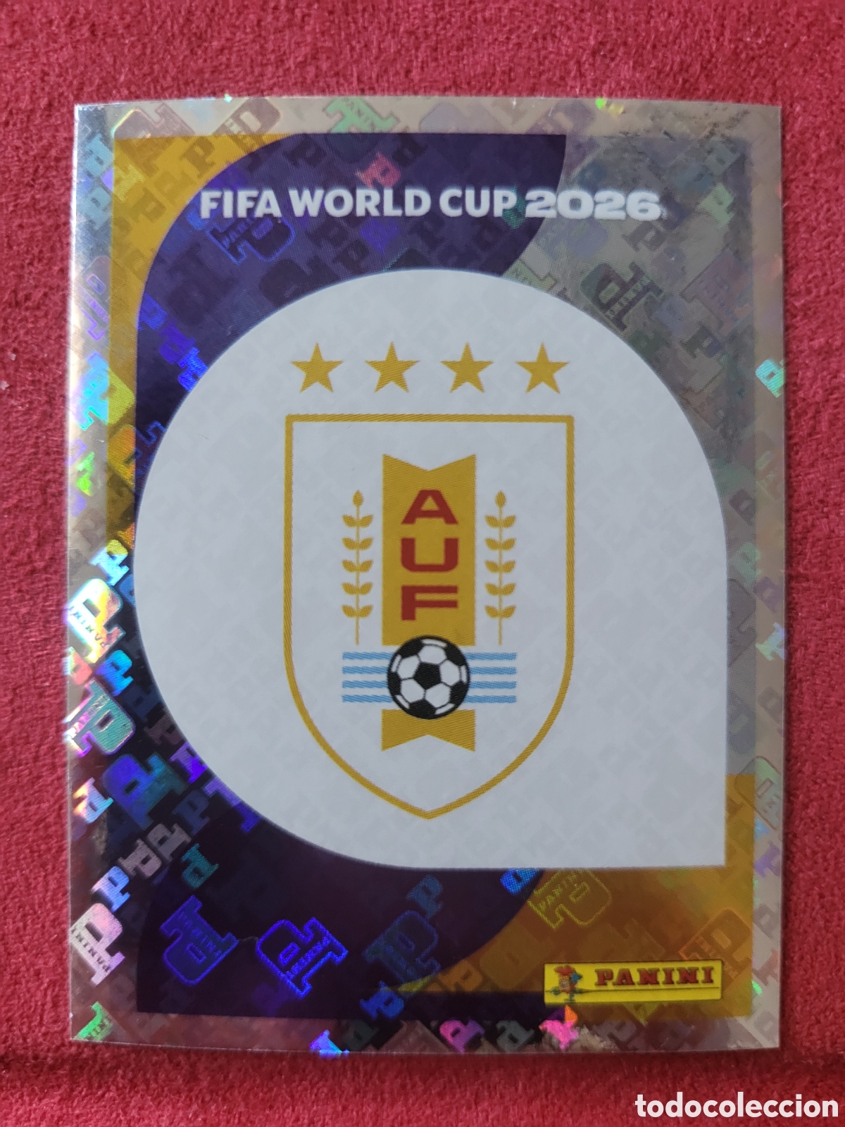 Cromos de F&uacute;tbol: URU 1 Uruguay [Sticker, Escudo] / FIFA World Cup 2026