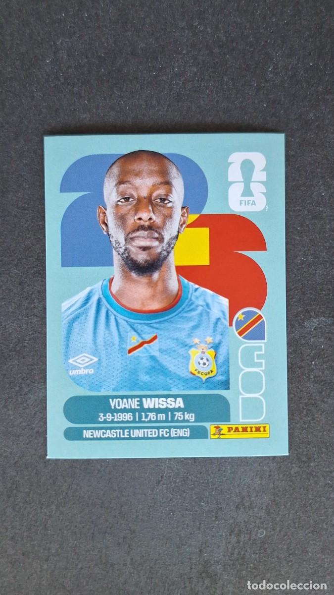 Cromos de F&uacute;tbol: L1 WISSA SELECCION R. D. CONGO 16 MUNDIAL FIFA WORLD CUP 2026 PANINI NUNCA PEGADO SIN PEGAR