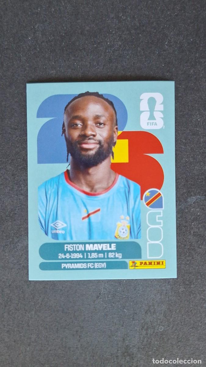 Cromos de F&uacute;tbol: L1 MAYELE SELECCION R. D. CONGO 18 MUNDIAL FIFA WORLD CUP 2026 PANINI NUNCA PEGADO SIN PEGAR