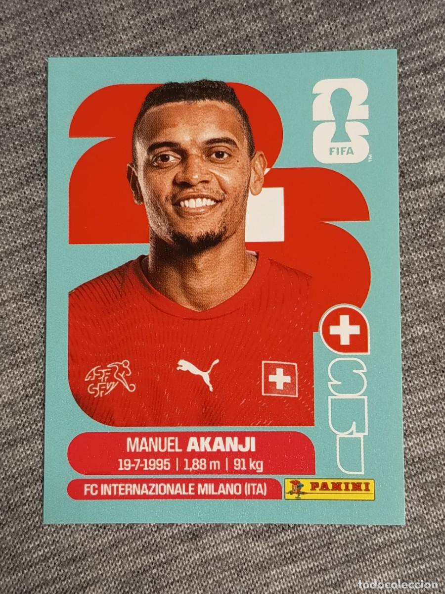 Cromos de F&uacute;tbol: AKANJI SUI 4 STICKER MUNDIAL 2026 PANINI FIFA WORLD CUP NUEVO