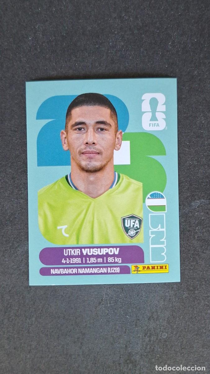 Cromos de F&uacute;tbol: L1 YUSUPOV SELECCION UZBEKISTAN 2 MUNDIAL FIFA WORLD CUP 2026 PANINI NUNCA PEGADO SIN PEGAR
