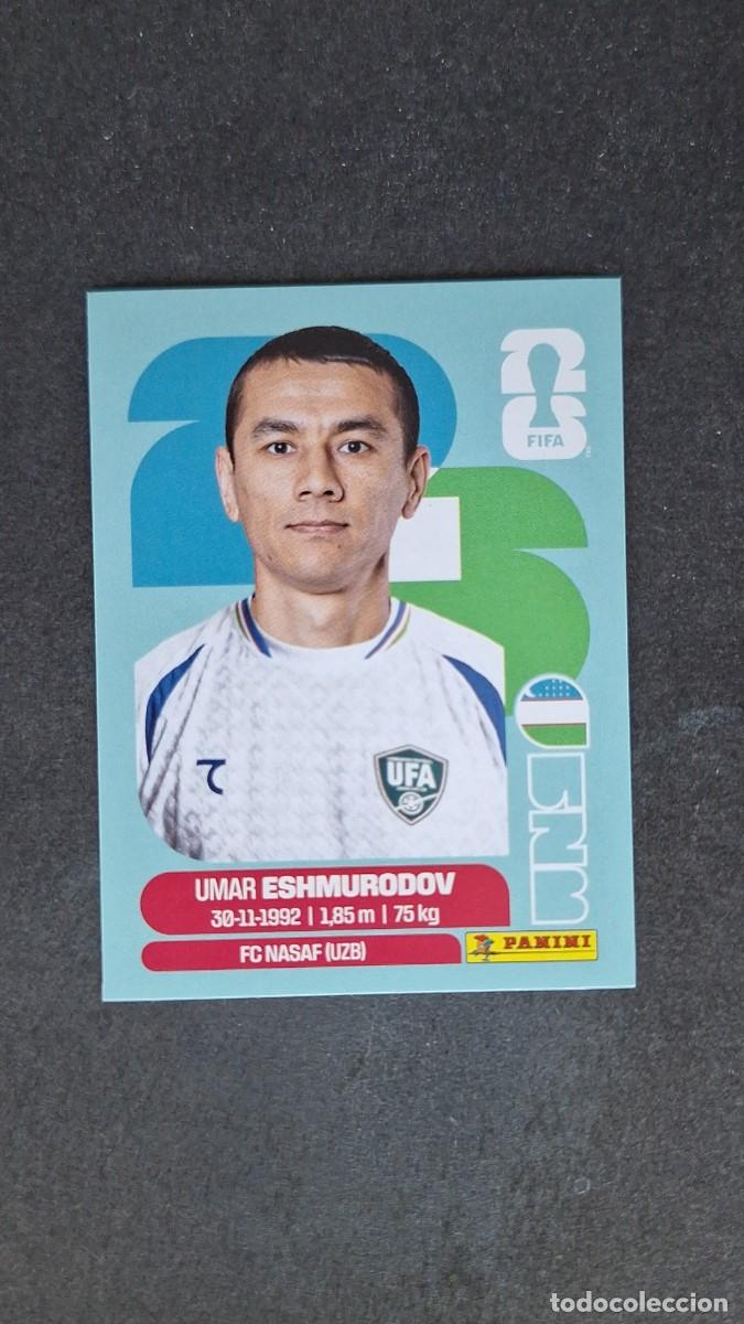 Cromos de F&uacute;tbol: L1 ESHMURODOV SELECCION UZBEKISTAN 5 MUNDIAL FIFA WORLD CUP 2026 PANINI NUNCA PEGADO SIN PEGAR