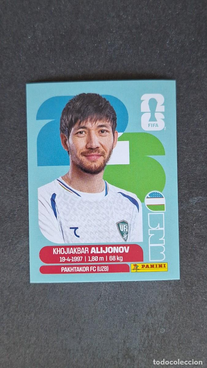Cromos de F&uacute;tbol: L1 ALIJONOV SELECCION UZBEKISTAN 8 MUNDIAL FIFA WORLD CUP 2026 PANINI NUNCA PEGADO SIN PEGAR