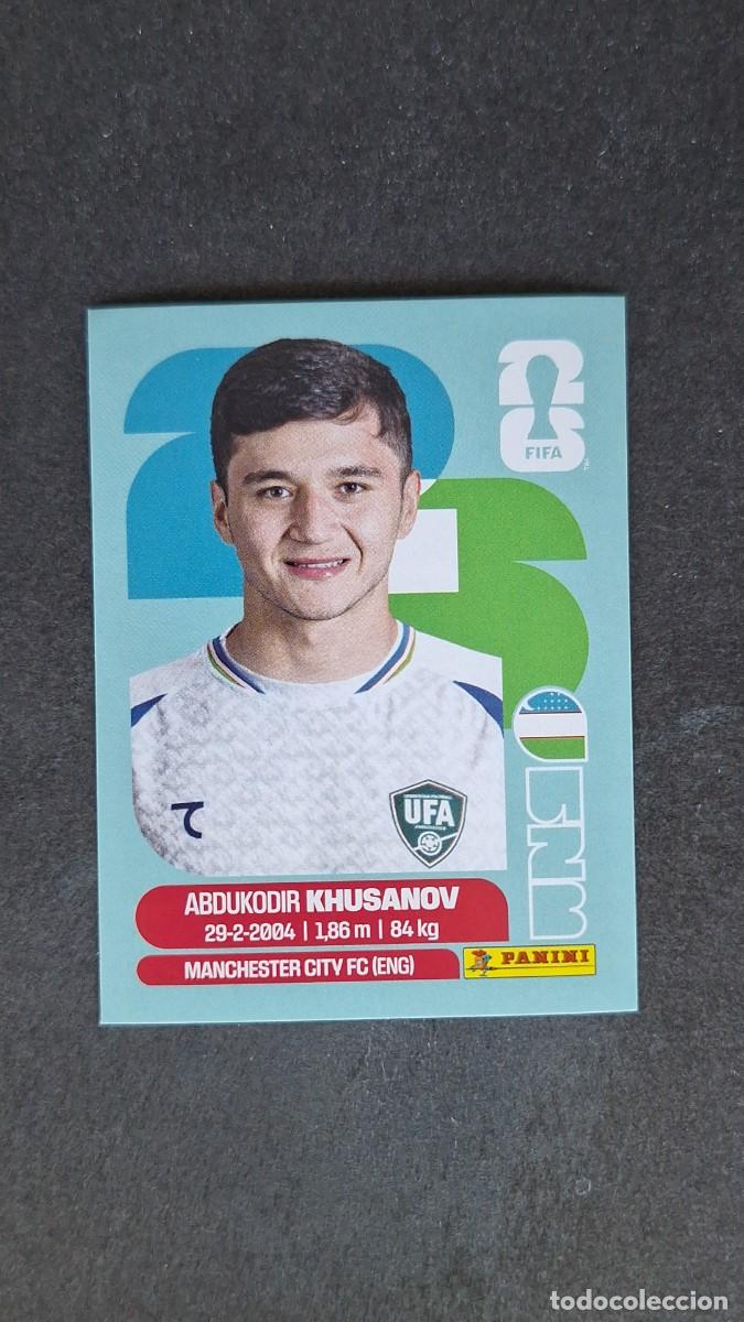 Cromos de F&uacute;tbol: L1 KHUSANOV SELECCION UZBEKISTAN 9 MUNDIAL FIFA WORLD CUP 2026 PANINI NUNCA PEGADO SIN PEGAR
