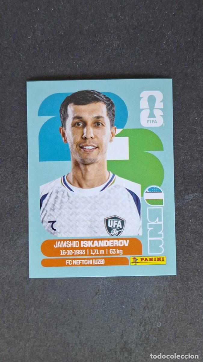 Cromos de F&uacute;tbol: L1 ISKANDEROV SELECCION UZBEKISTAN 12 MUNDIAL FIFA WORLD CUP 2026 PANINI NUNCA PEGADO SIN PEGAR