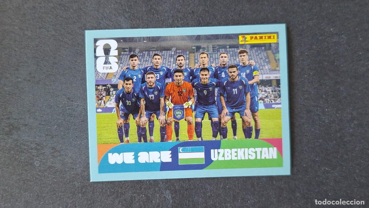 Cromos de F&uacute;tbol: L1 EQUIPO SELECCION UZBEKISTAN 13 MUNDIAL FIFA WORLD CUP 2026 PANINI NUNCA PEGADO SIN PEGAR