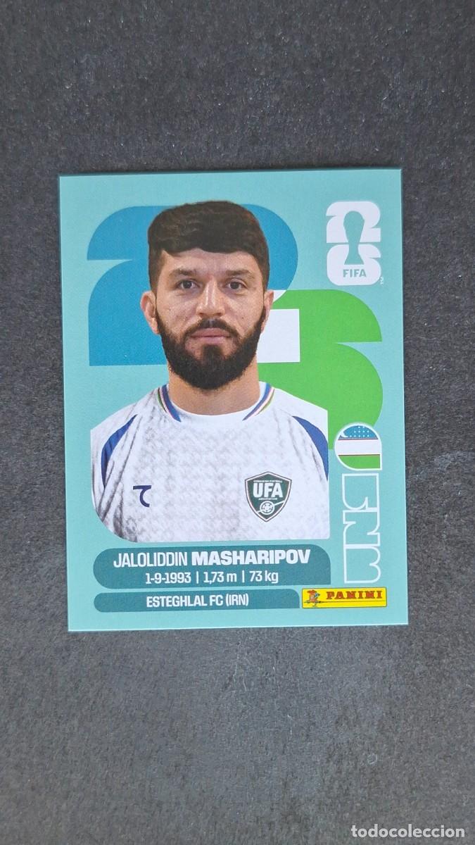 Cromos de F&uacute;tbol: L1 MASHARIPOV SELECCION UZBEKISTAN 18 MUNDIAL FIFA WORLD CUP 2026 PANINI NUNCA PEGADO SIN PEGAR