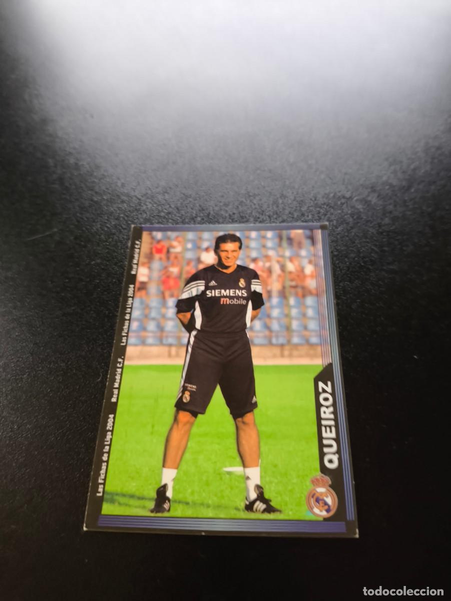 Cromos de F&uacute;tbol: 3 Queiroz REAL MADRID MUNDICROMO LIGA 2003 2004 03 04 NO PANINI ESTE CROMO CARD