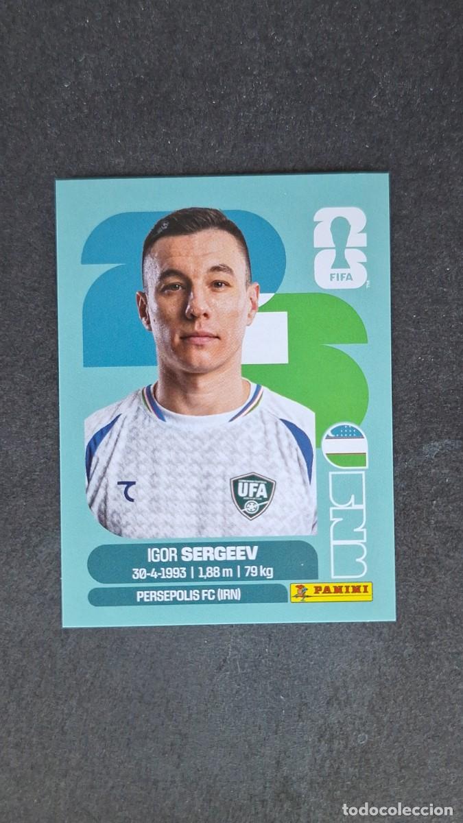 Cromos de F&uacute;tbol: L1 SERGEEV SELECCION UZBEKISTAN 19 MUNDIAL FIFA WORLD CUP 2026 PANINI NUNCA PEGADO SIN PEGAR
