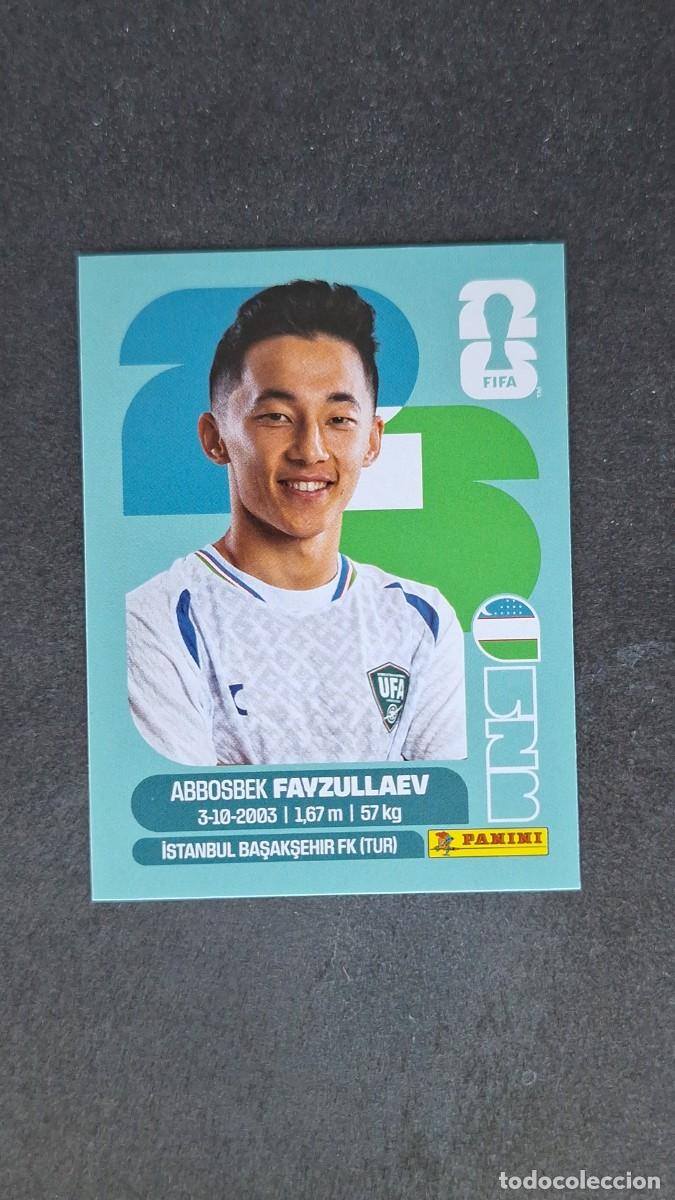 Cromos de F&uacute;tbol: L1 FAYZULLAEV SELECCION UZBEKISTAN 20 MUNDIAL FIFA WORLD CUP 2026 PANINI NUNCA PEGADO SIN PEGAR