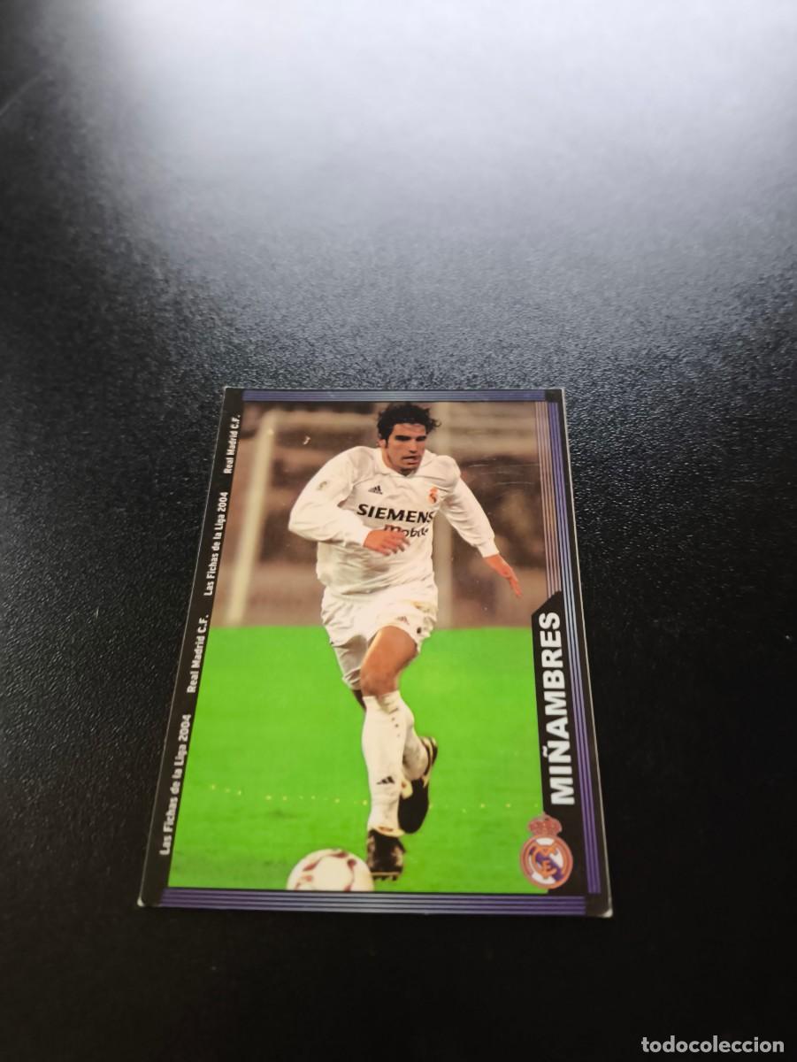 Cromos de F&uacute;tbol: 7 Mi&ntilde;ambres REAL MADRID MUNDICROMO LIGA 2003 2004 03 04 NO PANINI ESTE CROMO CARD