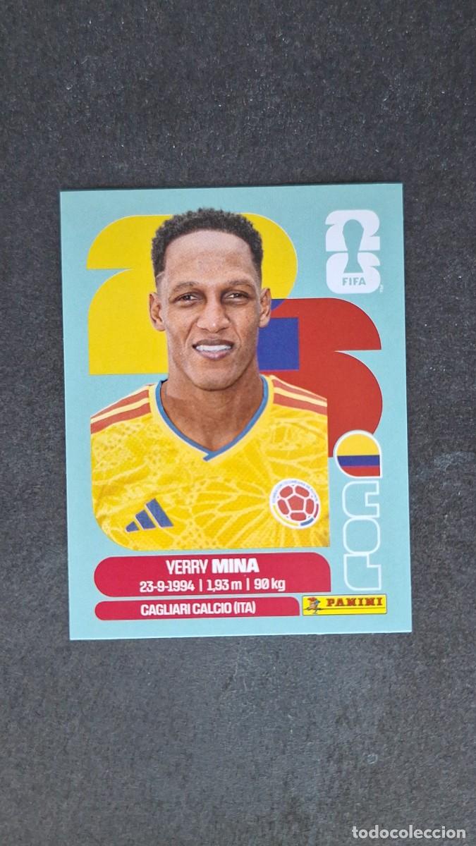 Cromos de F&uacute;tbol: L1 YERRY MINA SELECCION COLOMBIA 5 MUNDIAL FIFA WORLD CUP 2026 PANINI NUNCA PEGADO SIN PEGAR