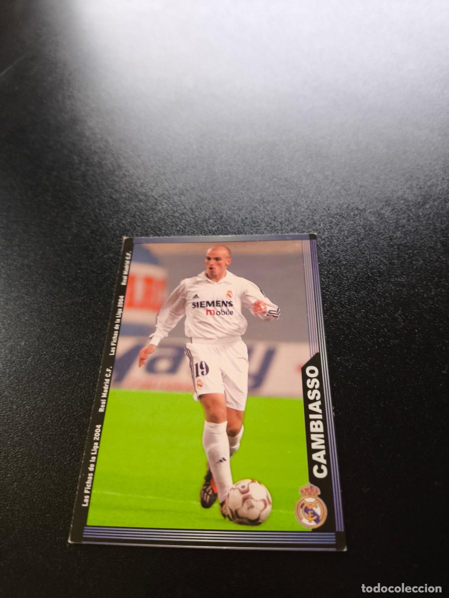 Cromos de F&uacute;tbol: 11 Esteban Cambiasso REAL MADRID MUNDICROMO LIGA 2003 2004 03 04 NO PANINI ESTE CROMO CARD