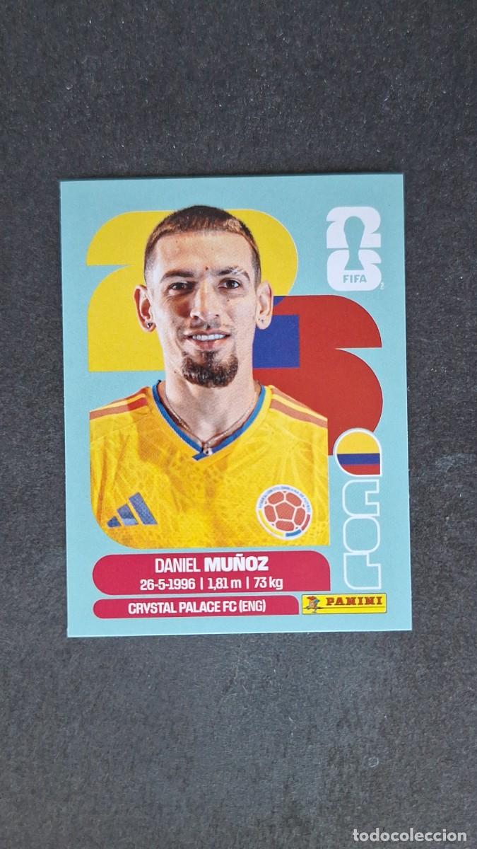 Cromos de F&uacute;tbol: L1 DANIEL MU&Ntilde;OZ SELECCION COLOMBIA 6 MUNDIAL FIFA WORLD CUP 2026 PANINI NUNCA PEGADO SIN PEGAR