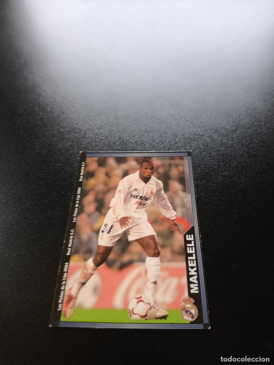 Cromos de F&uacute;tbol: 12 Claude Makelele BAJA REAL MADRID MUNDICROMO LIGA 2003 2004 03 04 NO PANINI ESTE CROMO CARD