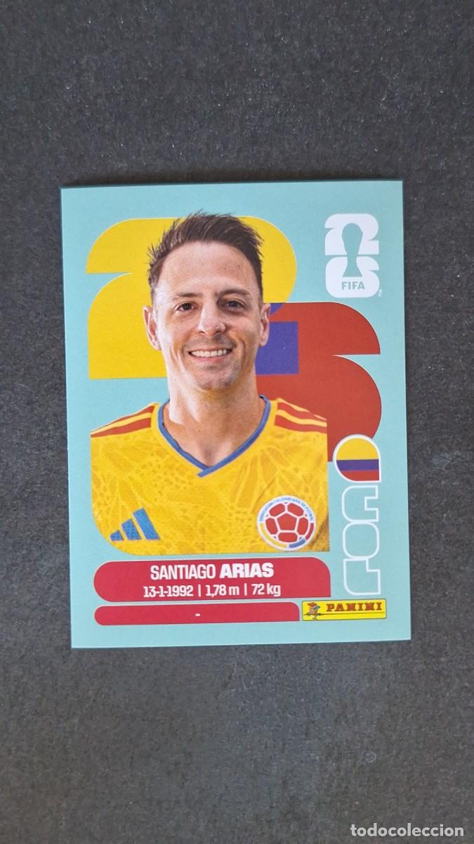 Cromos de F&uacute;tbol: L1 ARIAS SELECCION COLOMBIA 9 MUNDIAL FIFA WORLD CUP 2026 PANINI NUNCA PEGADO SIN PEGAR
