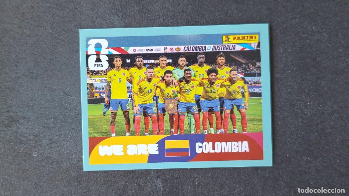 Football Stickers: L1 EQUIPO SELECCION COLOMBIA 13 MUNDIAL FIFA WORLD CUP 2026 PANINI NUNCA PEGADO SIN PEGAR