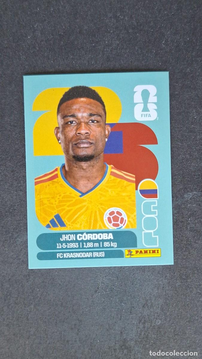 Football Stickers: L1 CORDOBA SELECCION COLOMBIA 18 MUNDIAL FIFA WORLD CUP 2026 PANINI NUNCA PEGADO SIN PEGAR