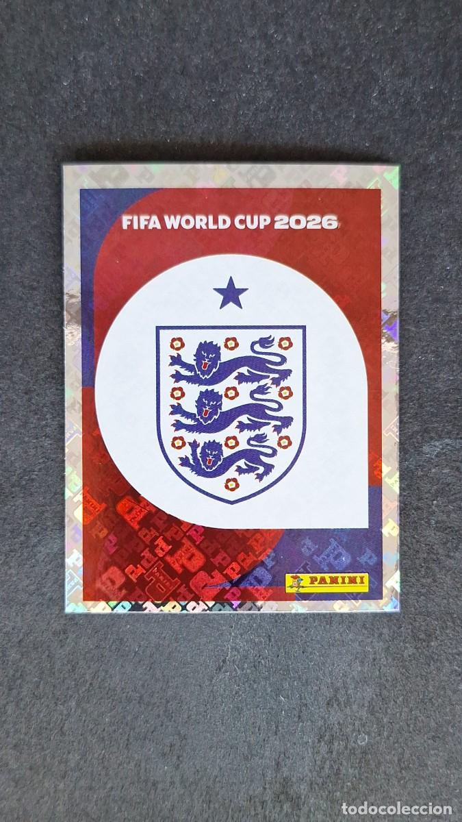 Football Stickers: L1 ESCUDO SELECCION INGLATERRA 1 MUNDIAL FIFA WORLD CUP 2026 PANINI NUNCA PEGADO SIN PEGAR