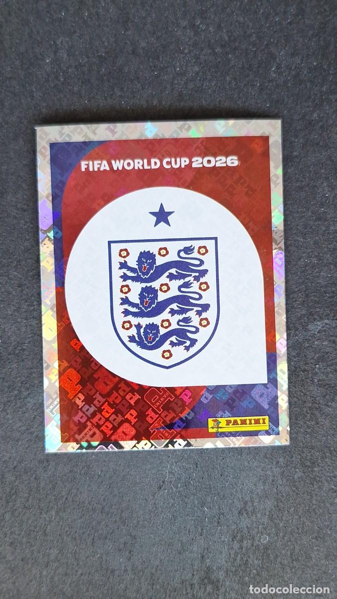 Football Stickers: L1 ESCUDO SELECCION INGLATERRA 1 MUNDIAL FIFA WORLD CUP 2026 PANINI NUNCA PEGADO SIN PEGAR