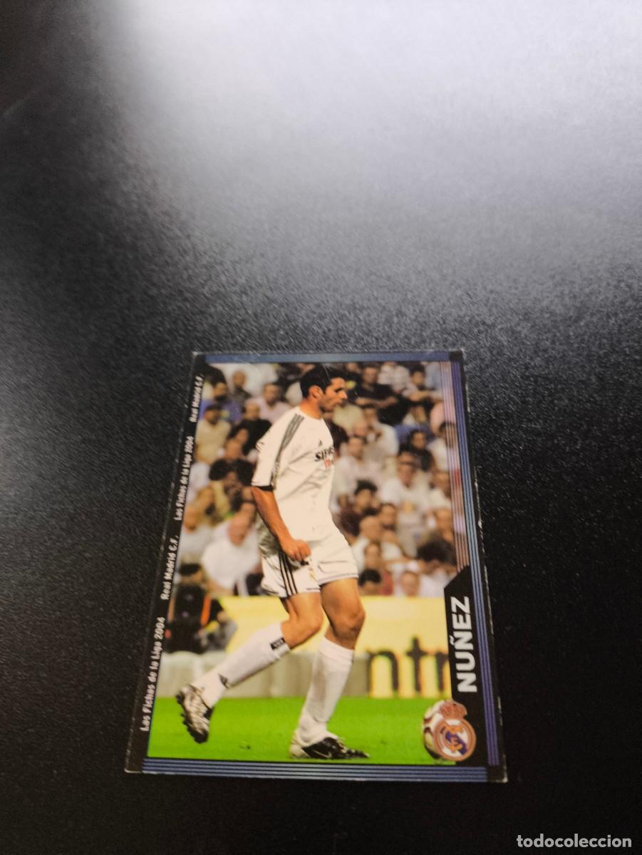 Fu&szlig;ball-Sticker: 14 Nu&ntilde;ez ALTA REAL MADRID MUNDICROMO LIGA 2003 2004 03 04 NO PANINI ESTE CROMO CARD