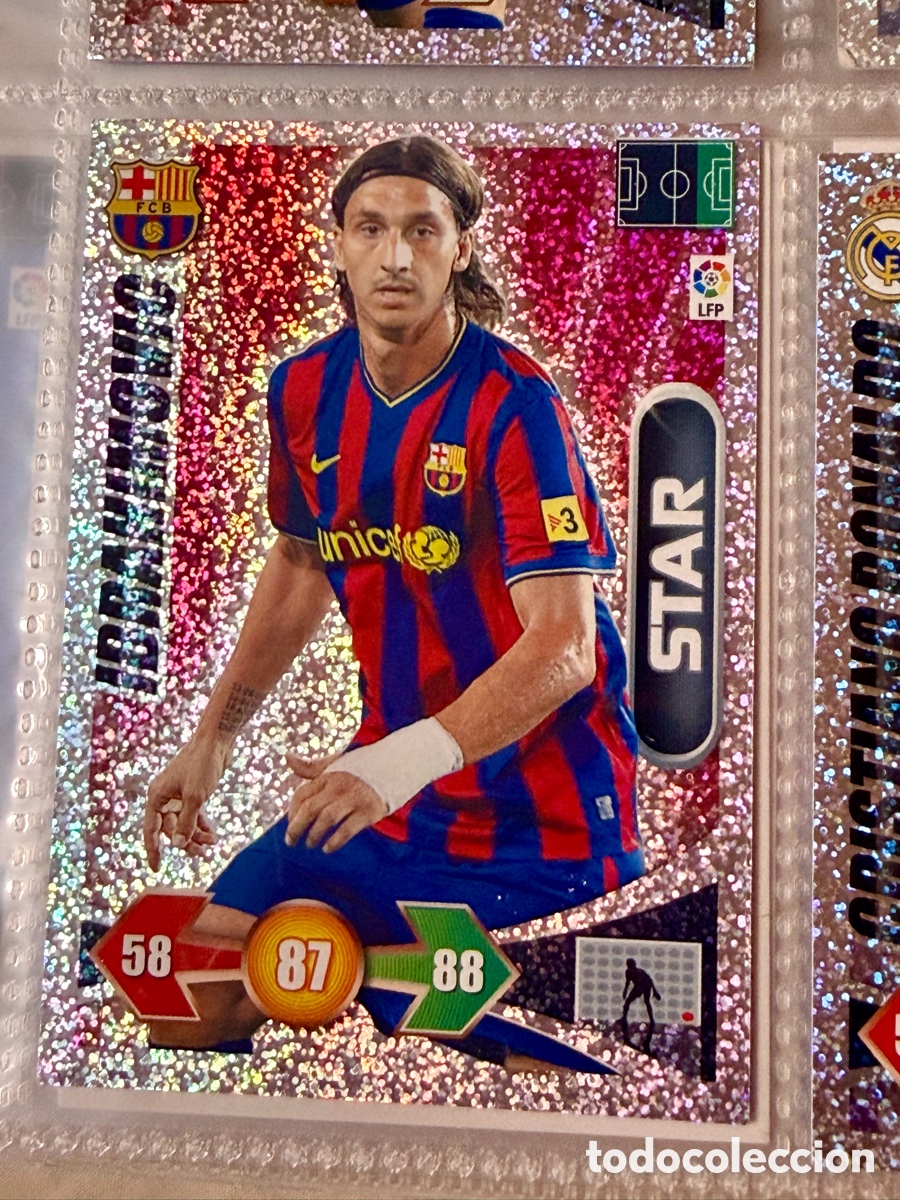 Cromos de F&uacute;tbol: Ibrahimovic Star brillantes 09/10
