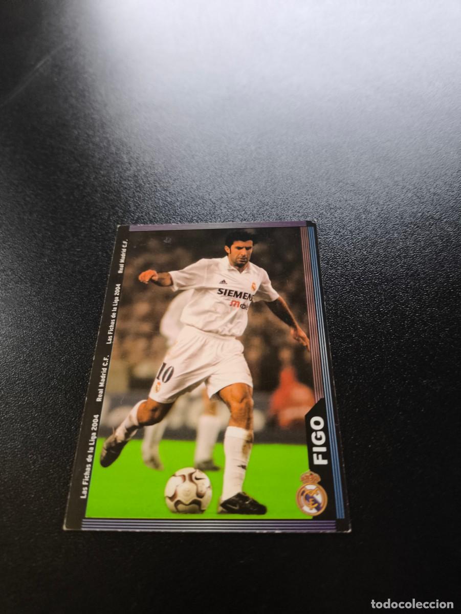 Cromos de F&uacute;tbol: 21 Luis Figo REAL MADRID MUNDICROMO LIGA 2003 2004 03 04 NO PANINI ESTE CROMO CARD