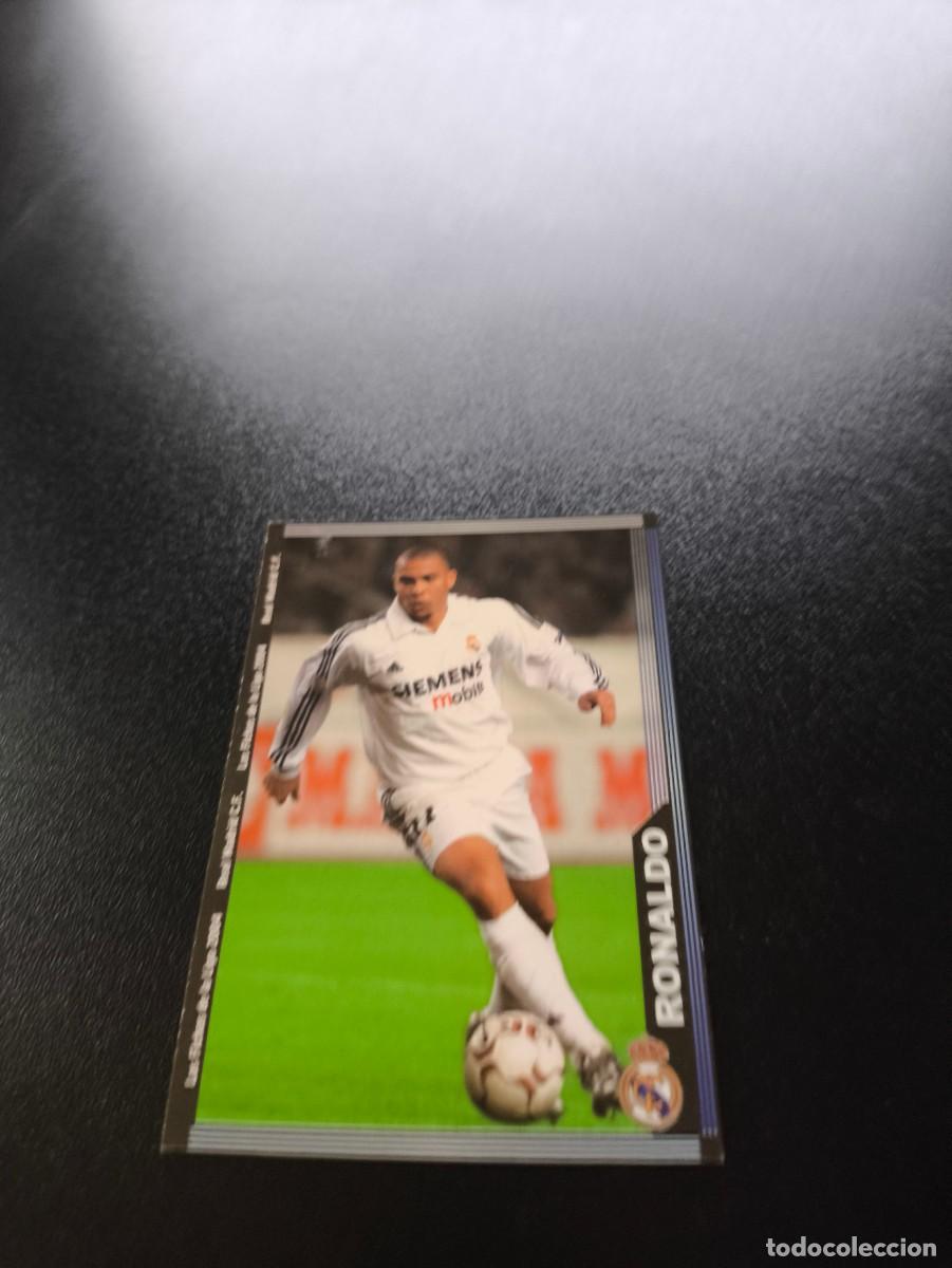 Cromos de F&uacute;tbol: 22 Ronaldo REAL MADRID MUNDICROMO LIGA 2003 2004 03 04 NO PANINI ESTE CROMO CARD