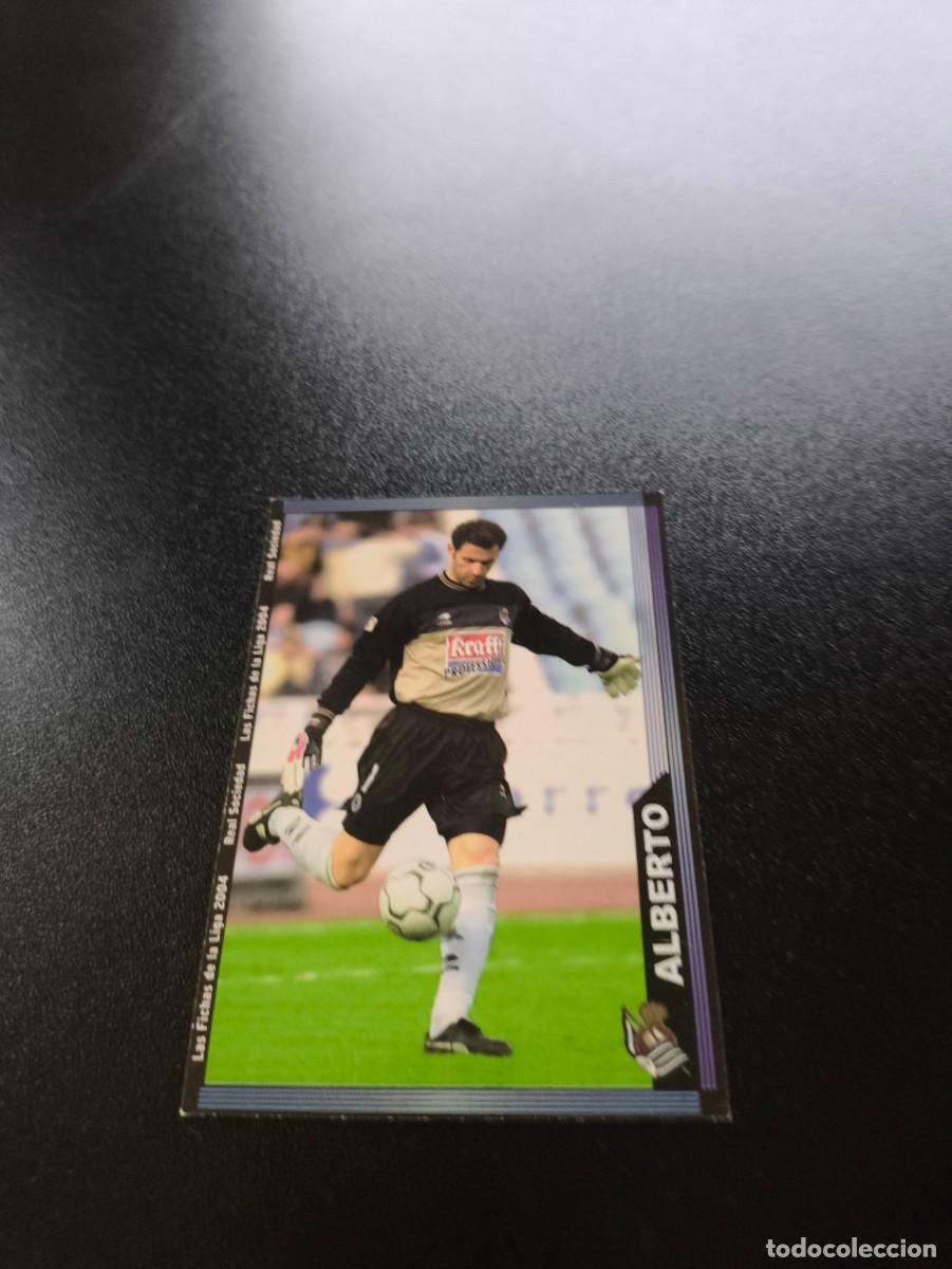 Cromos de F&uacute;tbol: 31 Alberto REAL SOCIEDAD MUNDICROMO LIGA 2003 2004 03 04 NO PANINI ESTE CROMO CARD