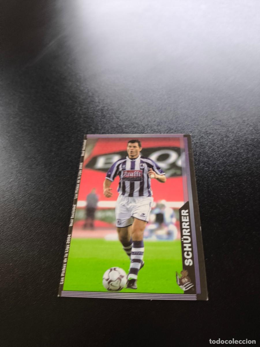 Cromos de F&uacute;tbol: 34 Schurrer REAL SOCIEDAD MUNDICROMO LIGA 2003 2004 03 04 NO PANINI ESTE CROMO CARD