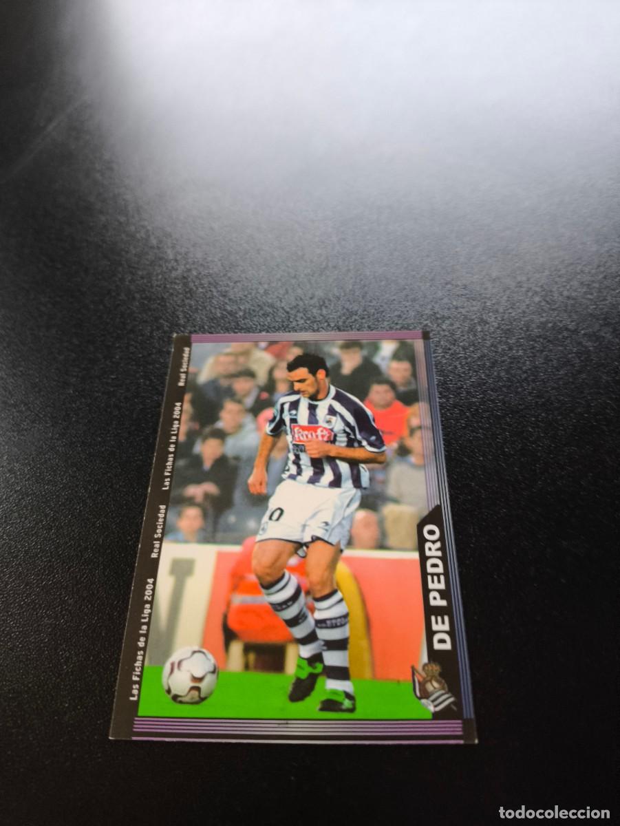Cromos de F&uacute;tbol: 41 De Pedro REAL SOCIEDAD MUNDICROMO LIGA 2003 2004 03 04 NO PANINI ESTE CROMO CARD