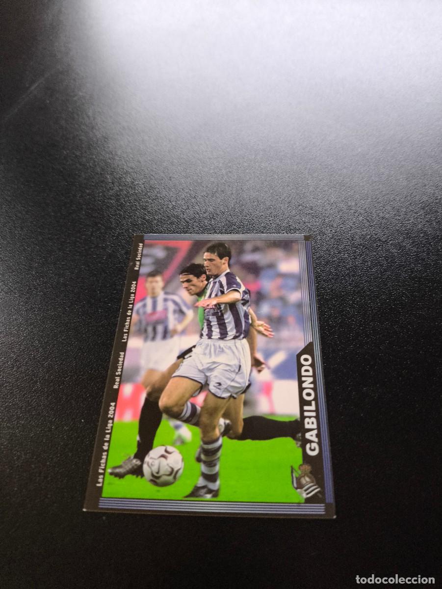 Cromos de F&uacute;tbol: 42 Gabilondo REAL SOCIEDAD MUNDICROMO LIGA 2003 2004 03 04 NO PANINI ESTE CROMO CARD