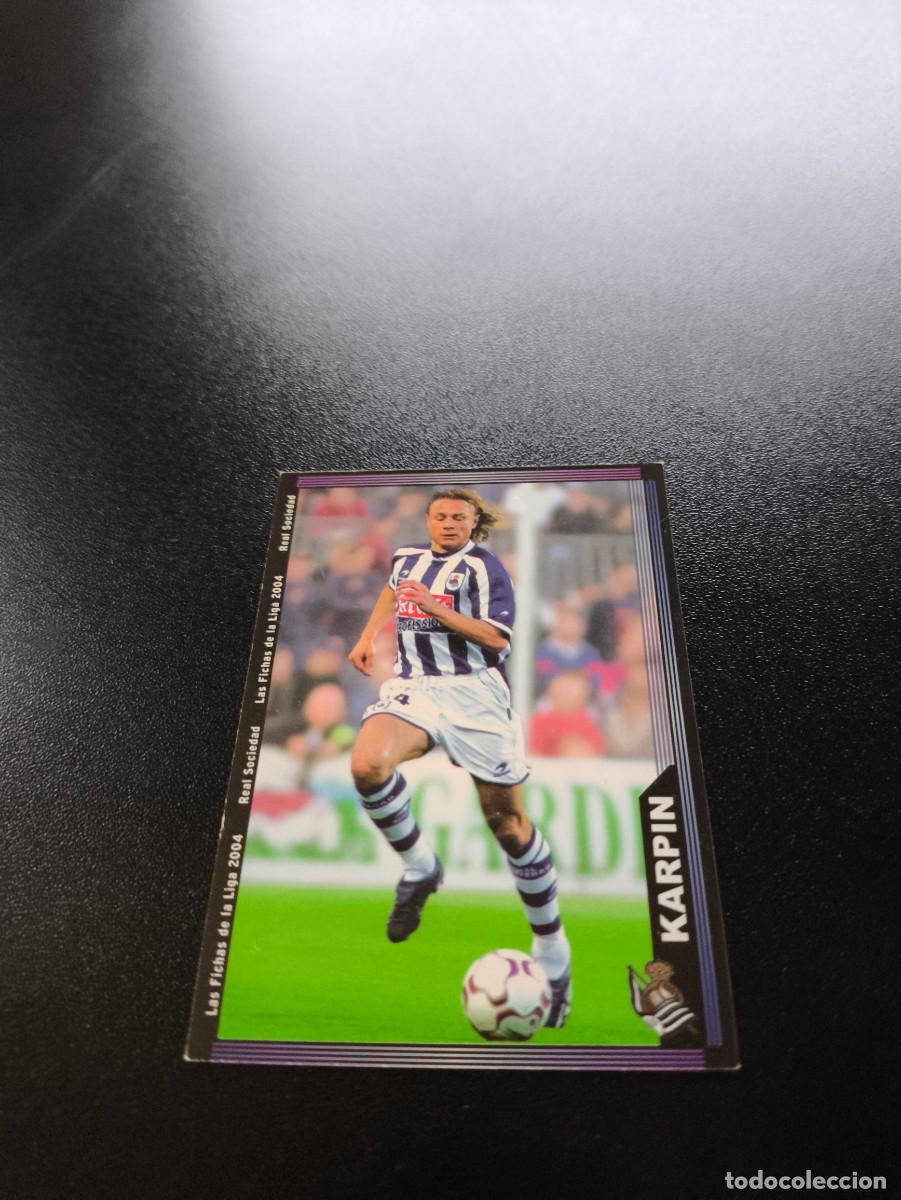 Football Stickers: 47 Karpin REAL SOCIEDAD MUNDICROMO LIGA 2003 2004 03 04 NO PANINI ESTE CROMO CARD
