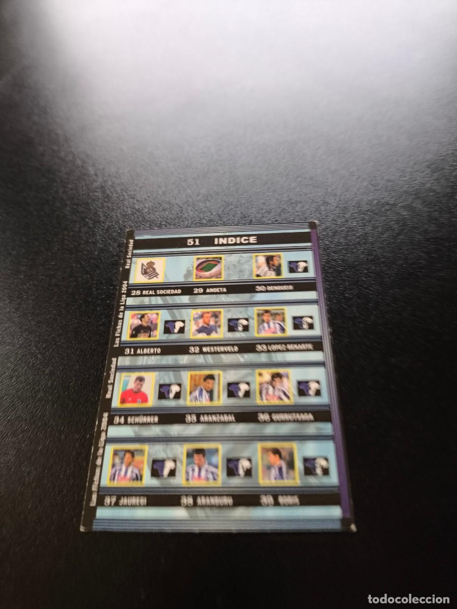 Football Stickers: 51 Indice REAL SOCIEDAD MUNDICROMO LIGA 2003 2004 03 04 NO PANINI ESTE CROMO CARD