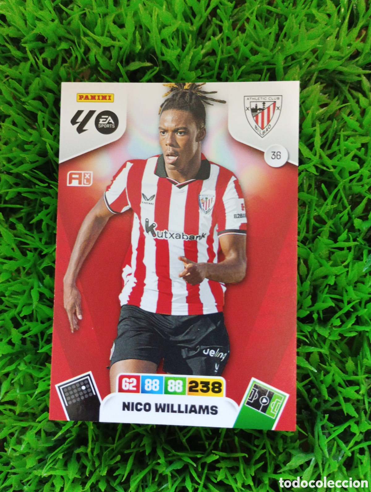 Football Stickers: Nico Williams Athletic Bilbao Adrenalyn 25-26 # 36